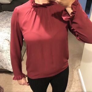 Violet + Claire ruffle blouse M